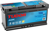 Batería de arranque TUDOR TK1060 12V 106Ah