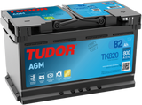 Batería de arranque TUDOR TK820 12V 82Ah