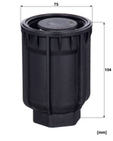 Filtro, solución de urea MANN-FILTER U 58/11 KIT 104mm 75mm