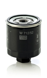 Filtro de aceite MANN-FILTER W 712/52 92mm 76mm
