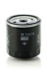 Filtro de aceite MANN-FILTER W 712/75 79mm 76mm