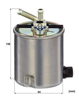 Filtro combustible MANN-FILTER WK 9043 138mm 94mm