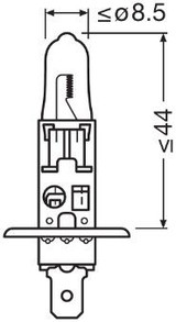 Lámpara, faro de curva dinámico ams-OSRAM 64150NL-1BL 12V 55W