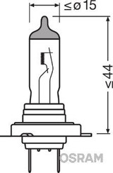 Lámpara, faro de curva dinámico ams-OSRAM 64215 24V 70W