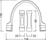 Lámpara portátil ams-OSRAM LEDIL413 3,7V 1,85W