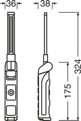 Lámpara portátil ams-OSRAM LEDIL422 3,7V 5W