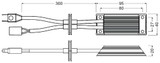 Kit de cables eléctricos ams-OSRAM LEDSCT10-2HB 20W