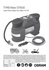 Probador, cargador aire neumáticos ams-OSRAM OTI2130 6,9bar 0,1bar