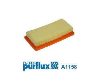Filtro de aire PURFLUX A1158 45mm 256mm