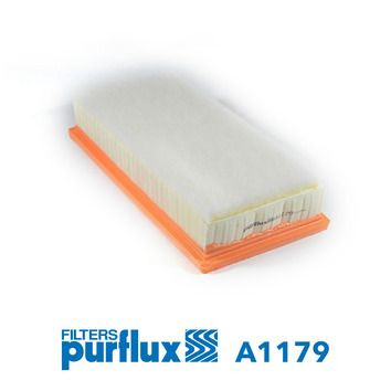 Filtro de aire PURFLUX A1179 62mm 325mm