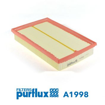 Filtro de aire PURFLUX A1998 45mm 276mm