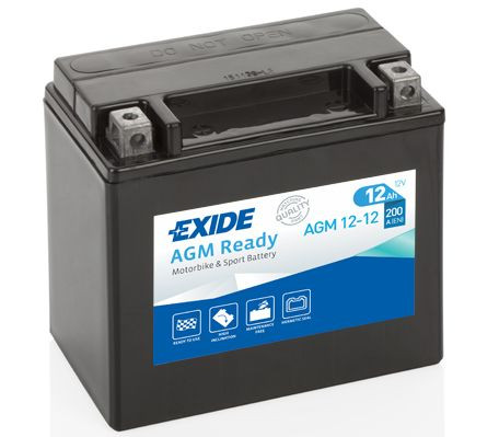Batería de arranque TUDOR AGM12-12 12V 12Ah