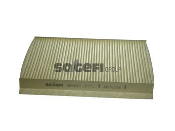 Filtro, aire habitáculo PURFLUX AH190 21mm 228mm