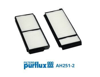 Filtro, aire habitáculo PURFLUX AH251-2 22mm 97mm