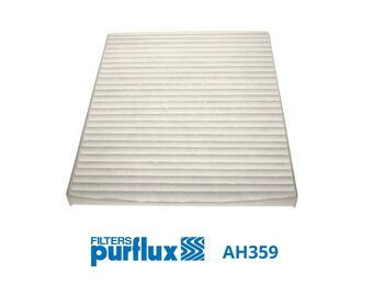 Filtro, aire habitáculo PURFLUX AH359 20mm 237mm
