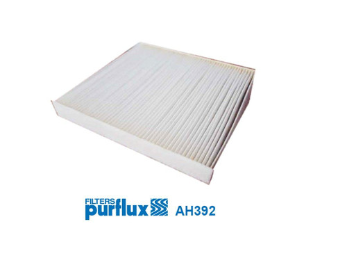 Filtro de habitáculo Purflux AH392 blanco y plegado