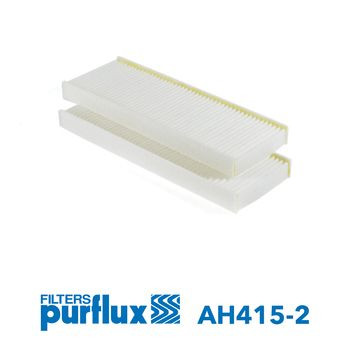 Filtro, aire habitáculo PURFLUX AH415-2 21mm 239mm