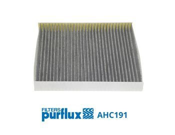Filtro, aire habitáculo PURFLUX AHC191 32mm 252mm
