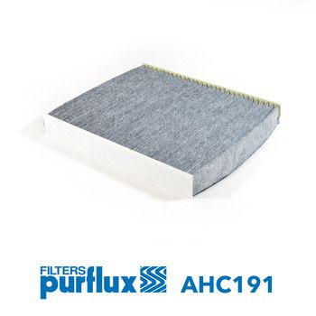 Filtro, aire habitáculo PURFLUX AHC191 32mm 252mm