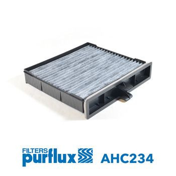 Filtro, aire habitáculo PURFLUX AHC234 47mm 237mm