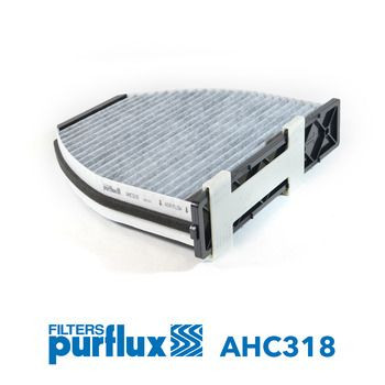 Filtro, aire habitáculo PURFLUX AHC318 78mm 264mm