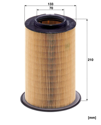 Filtro de aire MANN-FILTER C 16 134/2 210mm 70mm