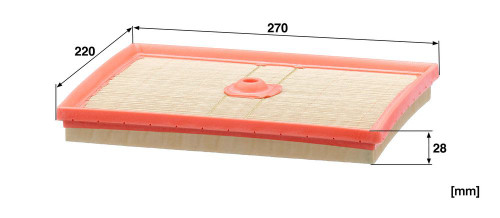 Filtro de aire MANN-FILTER C 22 035 270mm 220mm