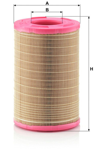 Filtro de aire MANN-FILTER C 25 730/1 383mm 119mm