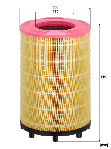 Filtro de aire MANN-FILTER C 31 014 444mm 170mm
