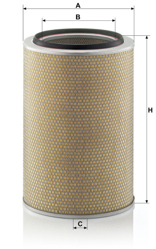 Filtro de aire MANN-FILTER C 33 1465/1 483mm 216mm