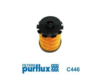 Filtro combustible PURFLUX C446 80mm 105mm
