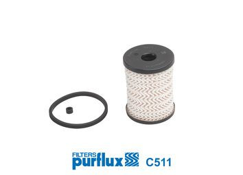 Filtro combustible PURFLUX C511 89mm 71mm