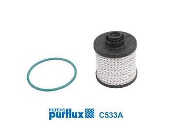 Filtro combustible PURFLUX C533A 74mm 64mm