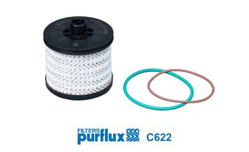 Filtro combustible PURFLUX C622 82mm 82mm