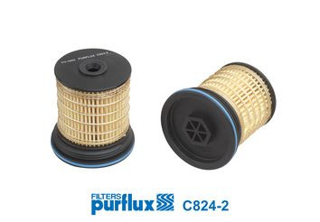 Filtro combustible PURFLUX C824-2 84mm 76mm