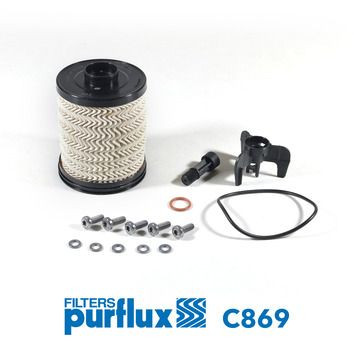 Filtro combustible PURFLUX C869 142mm 81mm