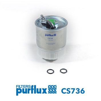 Filtro combustible PURFLUX CS736 127mm 87mm