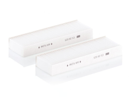 Filtro, aire habitáculo MANN-FILTER CU 26 025-2 18min 255mm