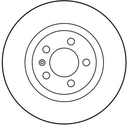 Disco de freno TRW DF2804 280mm 22mm