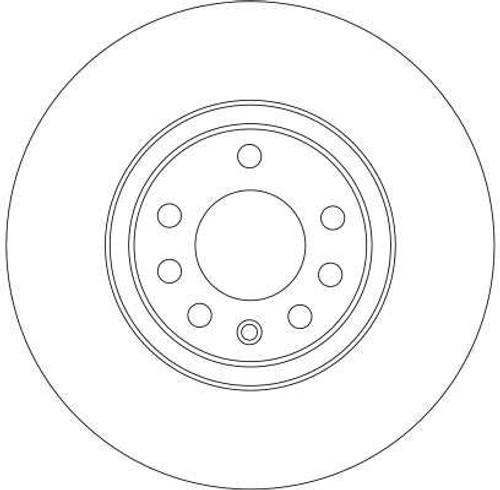 Disco de freno TRW DF4246 308mm 25mm