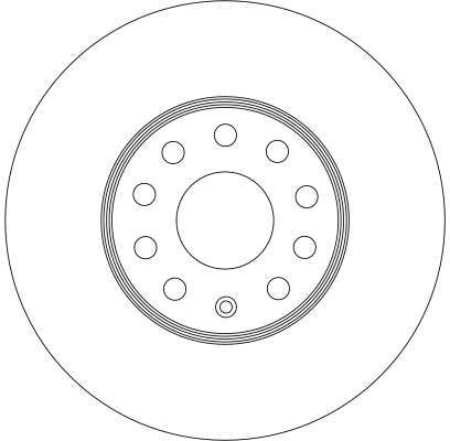 Disco de freno TRW DF4295 288mm 25mm