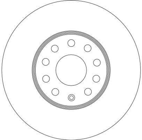 Disco de freno TRW DF4295 288mm 25mm