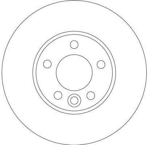 Disco de freno TRW DF4308S 308mm 29,5mm