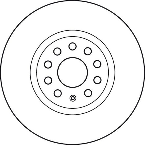 Disco de freno TRW DF4464S 312mm 49,9mm