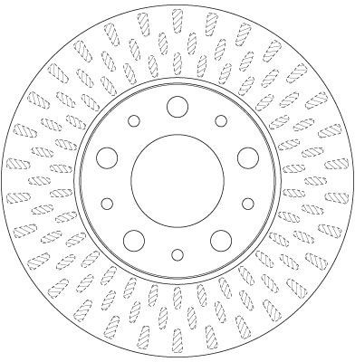 Disco de freno TRW DF4771S 280mm 73mm