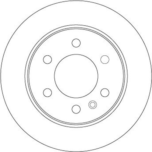 Disco de freno TRW DF4823S 298mm 16,3mm