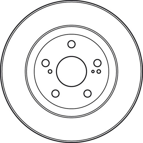 Disco de freno TRW DF4828S 296mm 28mm