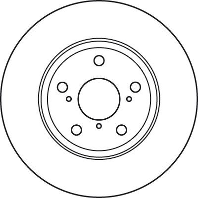 Disco de freno TRW DF4939S 295mm 26mm