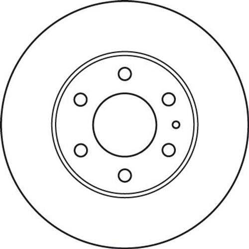 Disco de freno TRW DF4987S 300mm 28mm