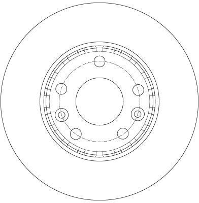 Disco de freno TRW DF6072 280mm 24mm